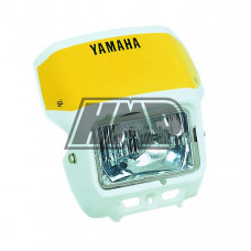 Frontal porta farol / carenagem YAMAHA DT 50 LCDE / DT LC 125 YPVS / XT 600 / branco - CEMOTO